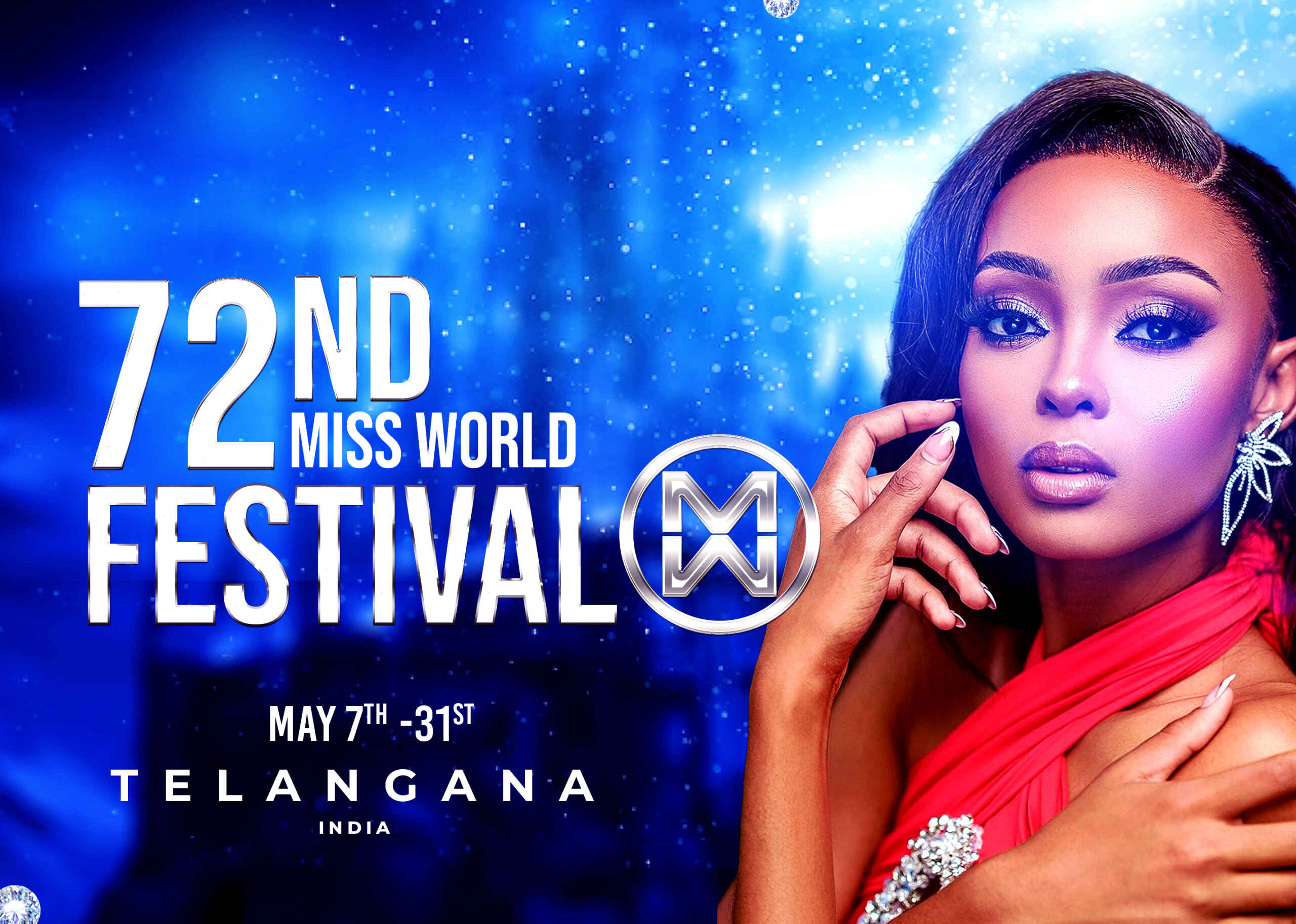 Miss World Botswana 2024, Anicia Gaothusi, ready for the 72nd Miss World Festival happening May 7-31 in Telangana, India.