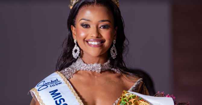 Newly crowned Miss Universe Botswana 2025, Lilian Andries