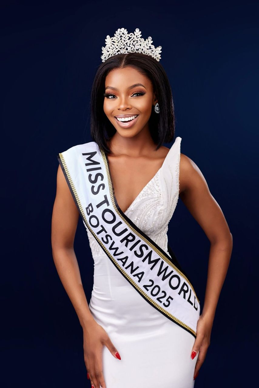 Crowned Miss Tourism World Botswana 2025