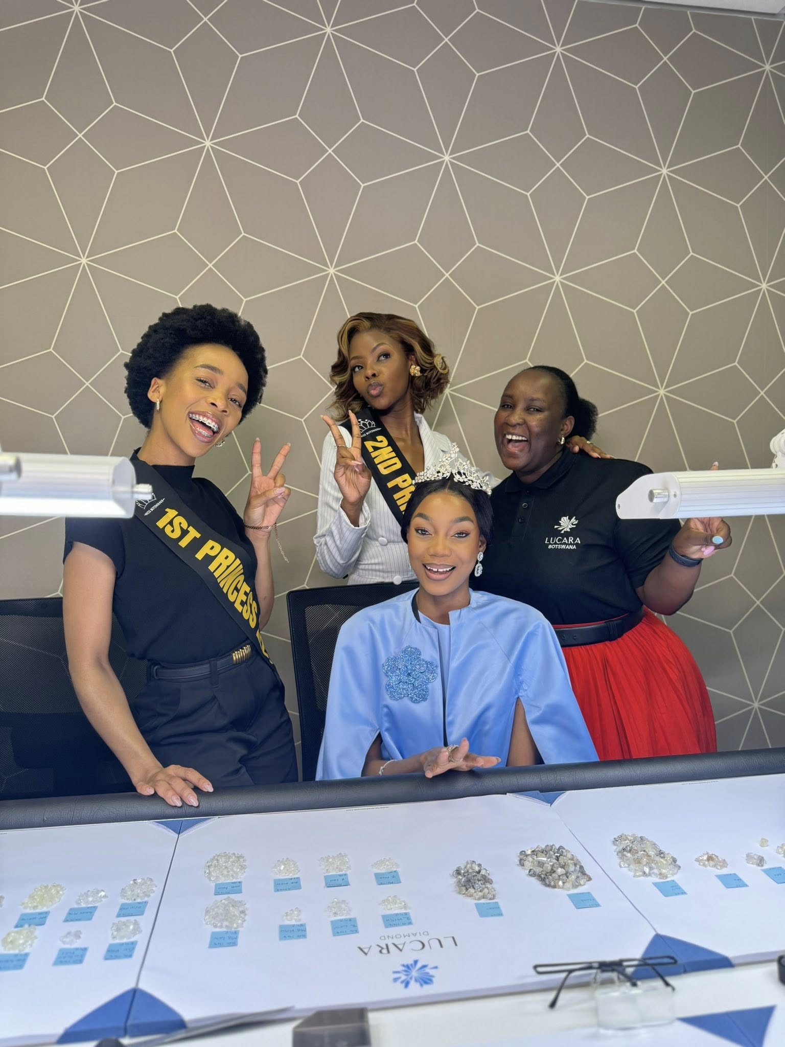 Miss Botswana Lucara visit
